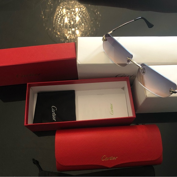 COPY - COPY - Big C Black Cartier Glasses - Picture 7 of 10